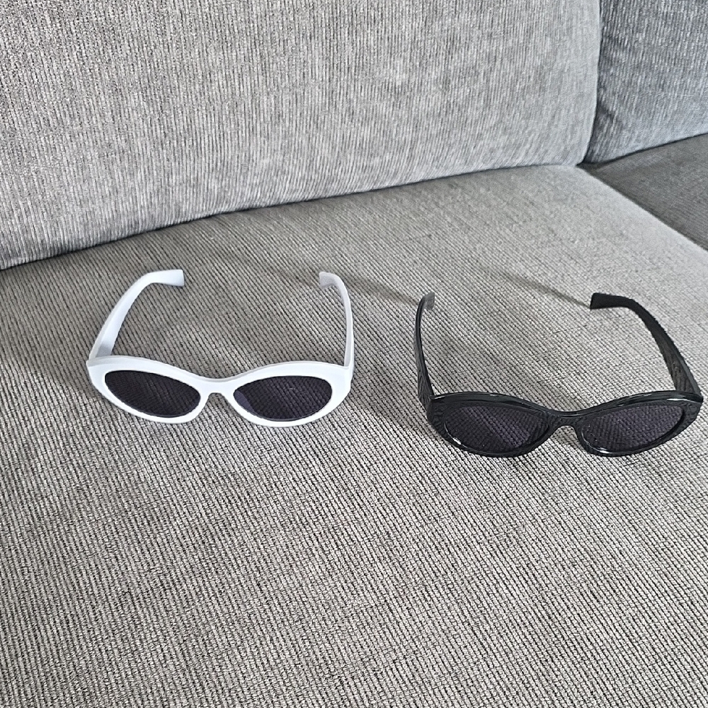 Stylish Black and White Womens Sunglasses Set By Tianyesy, New - Picture 2 of 11